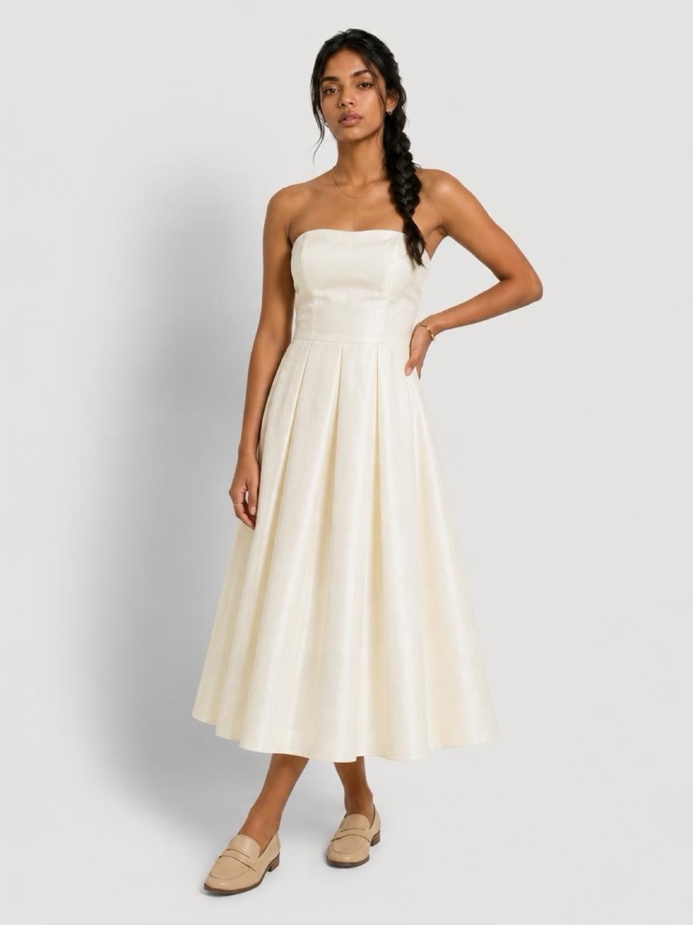 Rachel Zoe Elegant White Maxi Dress
